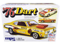 Skill 2 Model Kit 1976 Dodge Dart Sport with Two Figurines 3 in 1 Kit